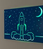 wall-art-rocket-light-up-frame